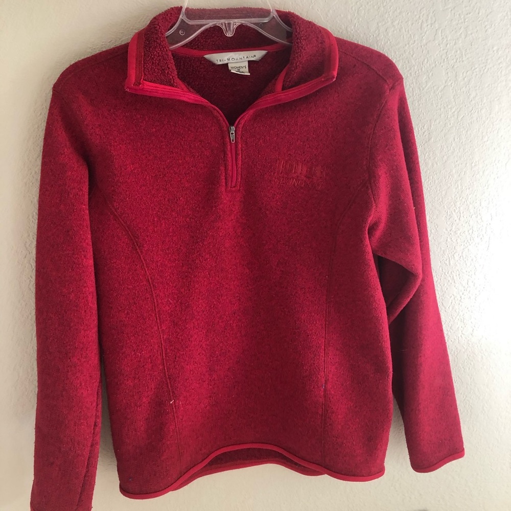 Red sweatshirt